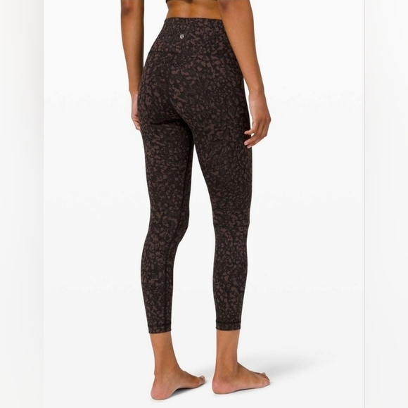 Lululemon Wunder Under High-Rise Tight 25" – Wild Thing Camo Brown| Size 4 - Picture 2 of 7